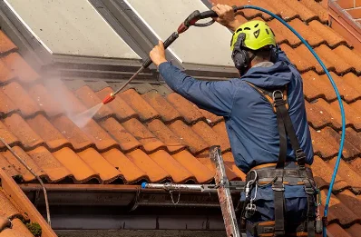 Démoussage et hydrofuge de toiture à Warneton